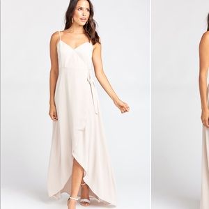 Mariah Mumu Maxi Wrap Dress
